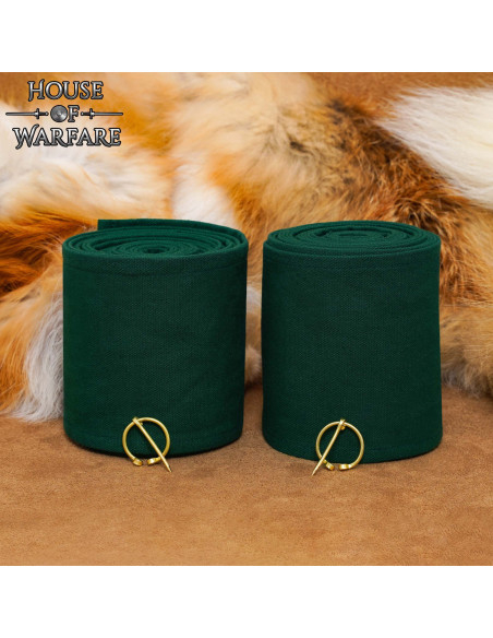 Winingas medievali in cotone verde,...