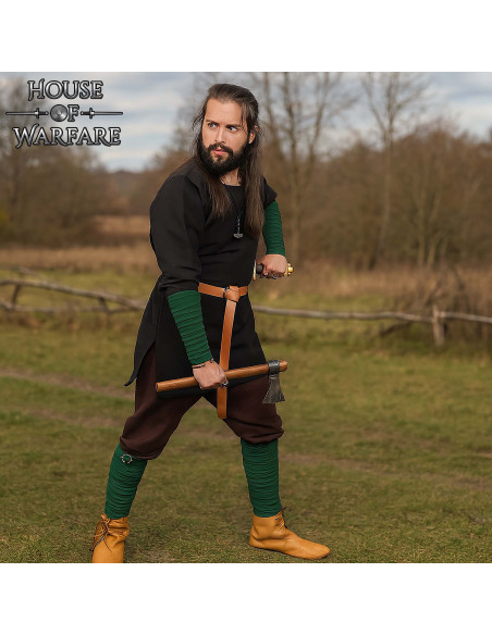 Winingas medievali in cotone verde,...