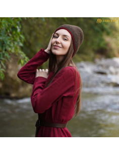 Cappello medievale nordico in lana modello Naalbinding,... 2