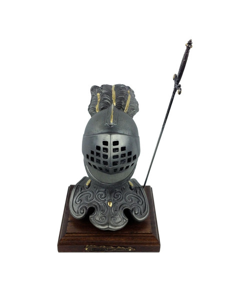 Portamatite a testa medievale