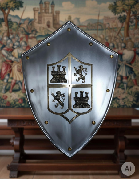 Scudo medievale di Castilla y León