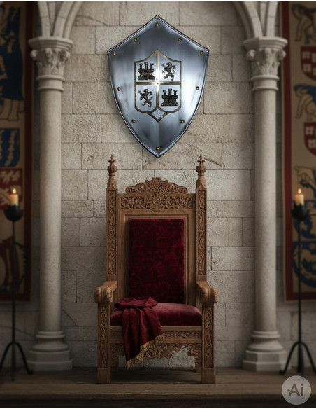 Scudo medievale di Castilla y León