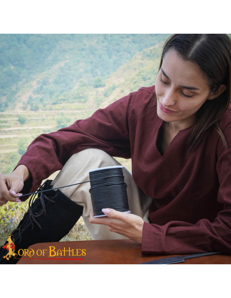 Bobina di cordone in cuoio genuino...