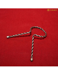 Supporto in acciaio avvitato per corni vichinghi e celtici