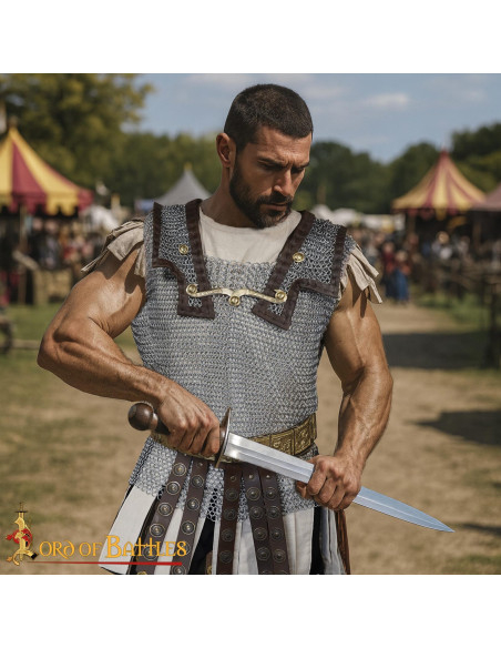 Gilet romano imbottito in cotone,...