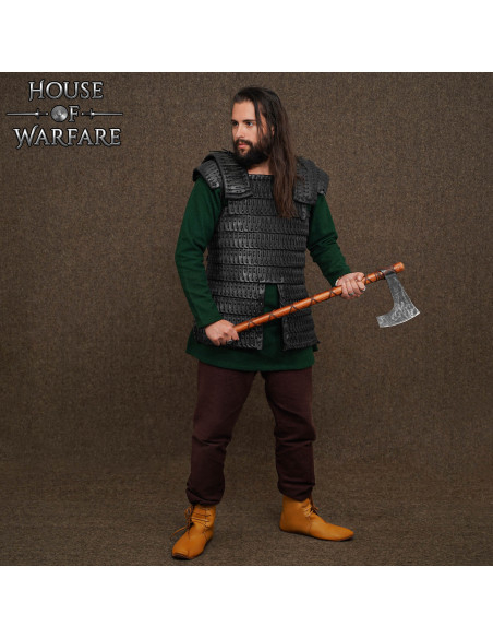 Armatura vichinga lamellare in pelle...