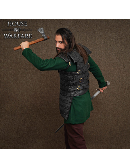 Armatura vichinga lamellare in pelle...