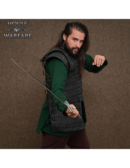 Armatura vichinga lamellare in pelle...