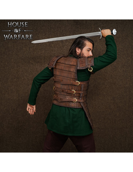 Armatura vichinga lamellare in pelle...