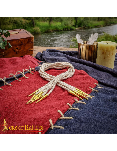 Set di 5 cordini medievali in cotone...