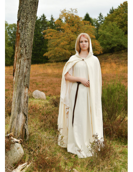 Abito medieval Ingrid con lacci sulla...