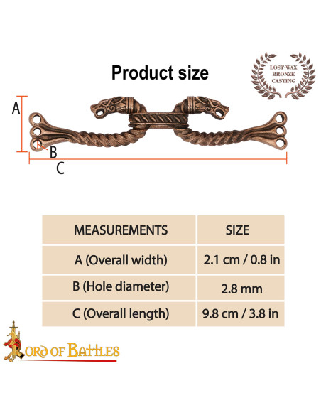 Chiusura di mantello celtico in...