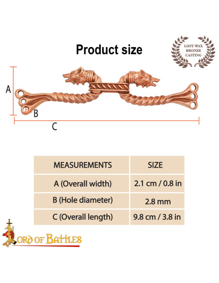 Chiusura di mantello vichingo con...