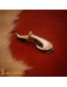 Fibula romana del IV siglo in bronzo invecchiato