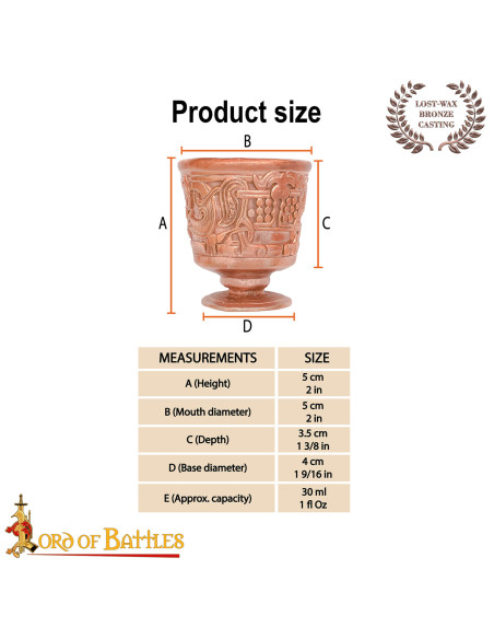 Coppa medievale piccola del XII...