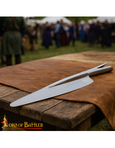 Punta di lancia medievale conica in acciaio temprato 2