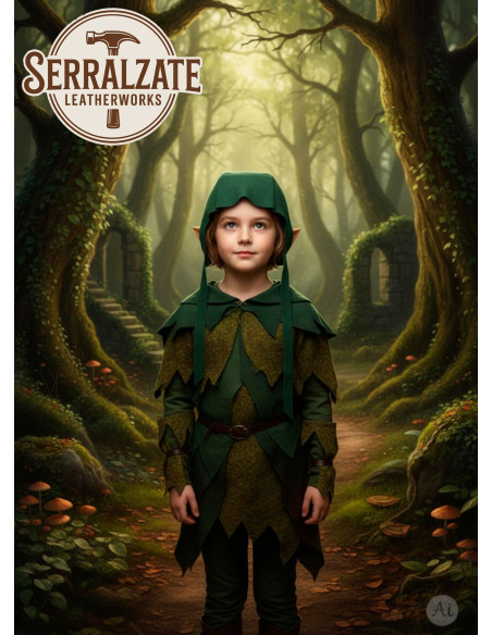 Capelina medieval in pelle modello...