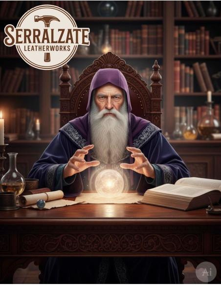 Cappellino medievale in pelle modello...