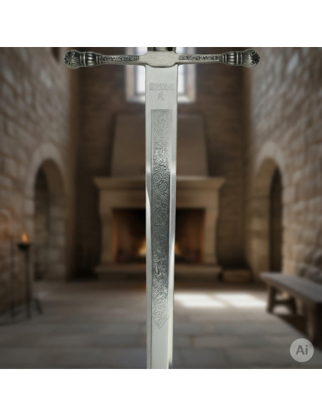 Spada Carlos V, acciaio inossidabile