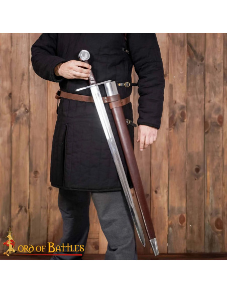 Spada Normanna Forgiata a Mano Pomolo...