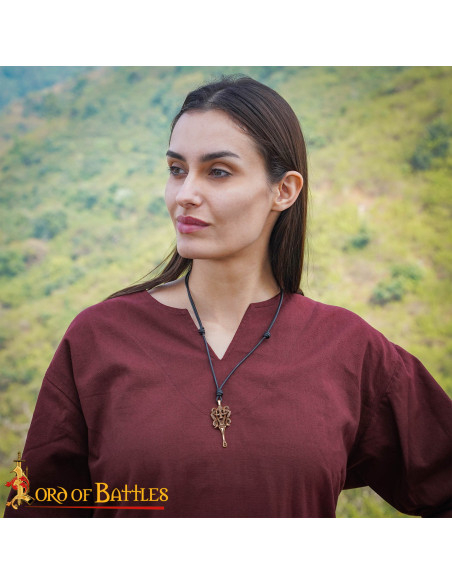 Pendente Celtico in Bronzo Massiccio,...