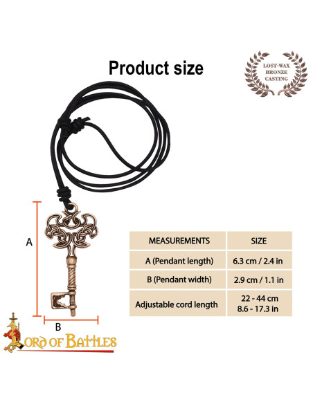 Pendente a forma di chiave vichinga...