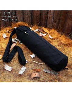 Porta bottiglie medievale con cintura da appendere