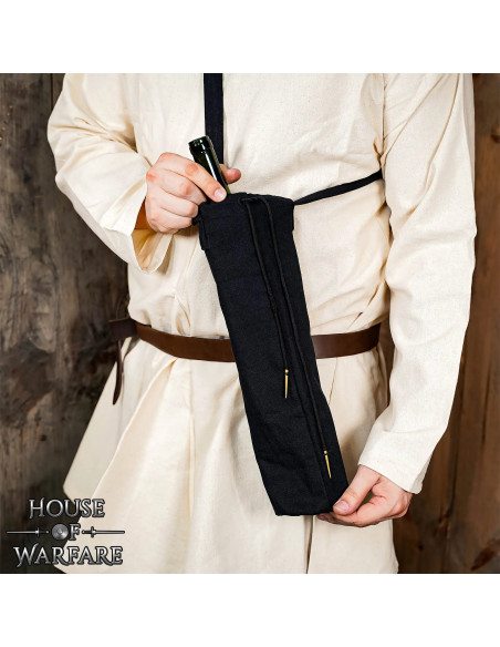 Porta bottiglie medievale con cintura...