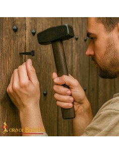 Set di 10 chiodi medievali forgiati (8 cm) 2