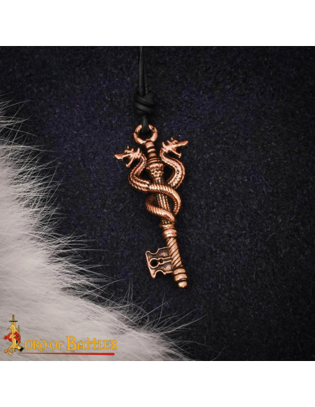 Pendente chiave drago bronzo potere...