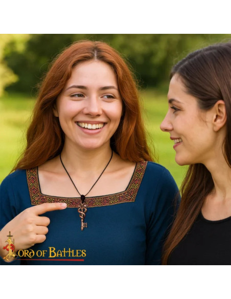 Pendente chiave drago bronzo potere...