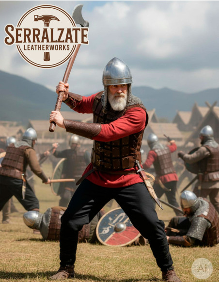 Brigantina in pelle da guerriero...