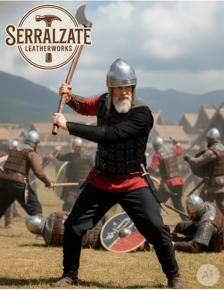 Brigantina in pelle del guerriero...