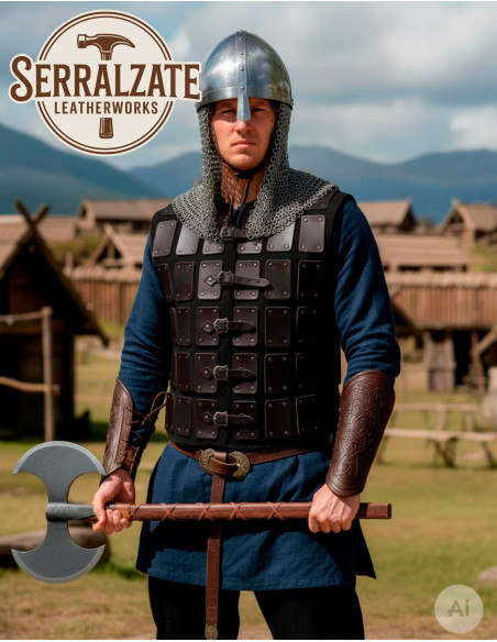 Brigantina in pelle del guerriero...