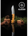 Coltello da Avventura Cudeman Alazán in Olivo