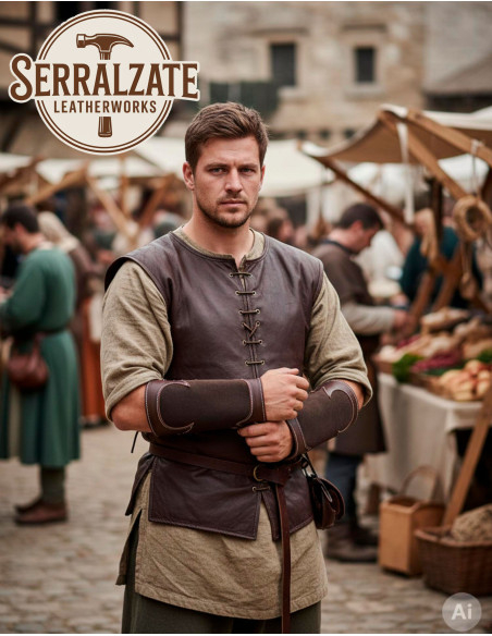 Bracciali medievali da ranger in...