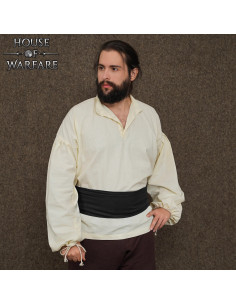 Fascia storica nera morbida e versatile per LARP e...