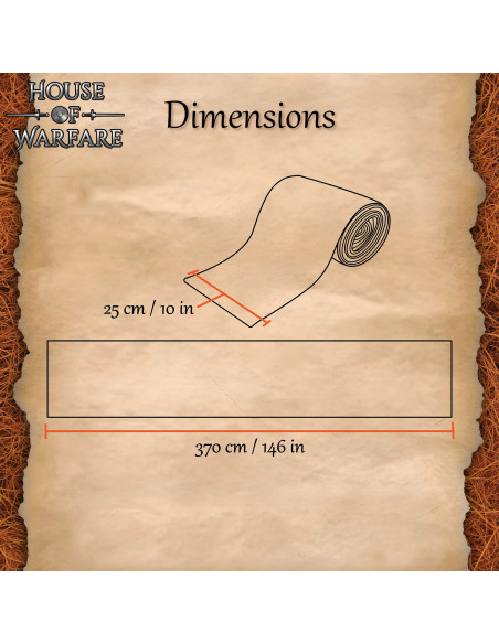 Fascia storica nera morbida e...