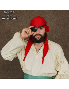 Panno per Occhio da Pirata in Pelle Vera Fatto a Mano... 2