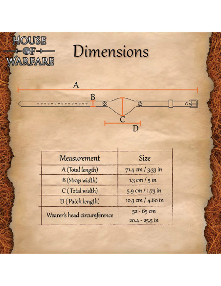 Panno per Occhio da Pirata in Pelle...