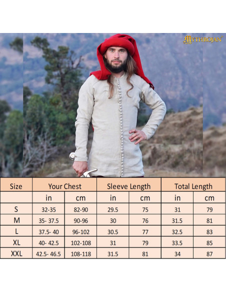 Giubone medievale del XIV secolo in...