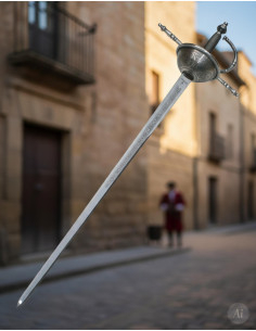 Spada Tizona spagnola, finitura rustica, s. diciassettesimo