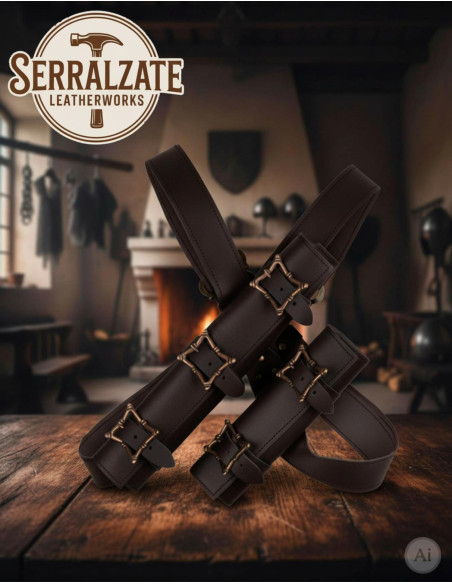 Doppio sospensorio per spade con...