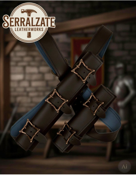 Doppio sospensorio per spade con...