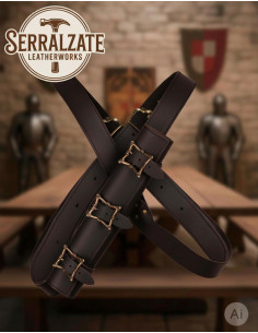 Cintura con supporto per spada da indossare sulla schiena... 2