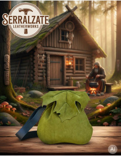 Borsa Elara, la custode della flora, pelle verde