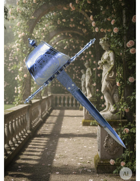 Pugnale per la mano sinistra con fodero