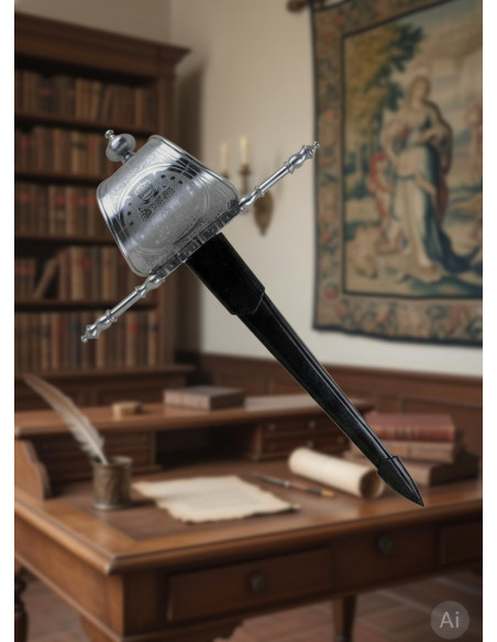 Pugnale per la mano sinistra con fodero