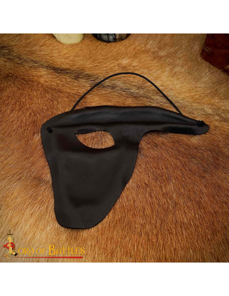 Maschera d'opera in pelle con tocco...
