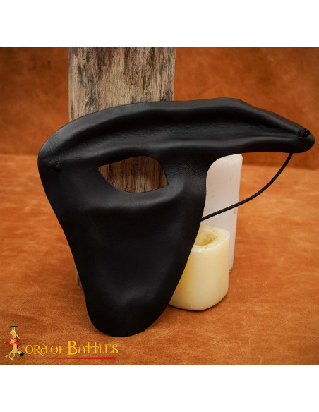 Maschera d'opera in pelle con tocco...
